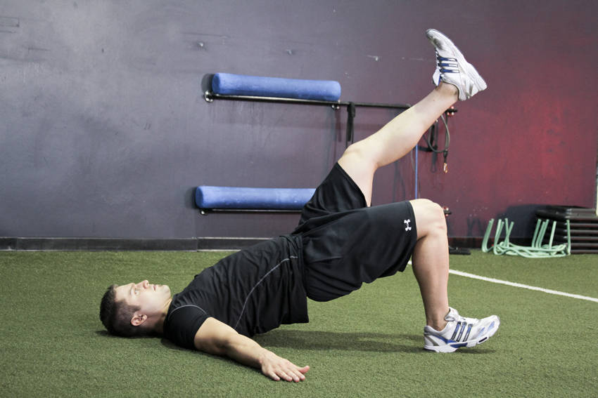 Single Leg Glute Bridge