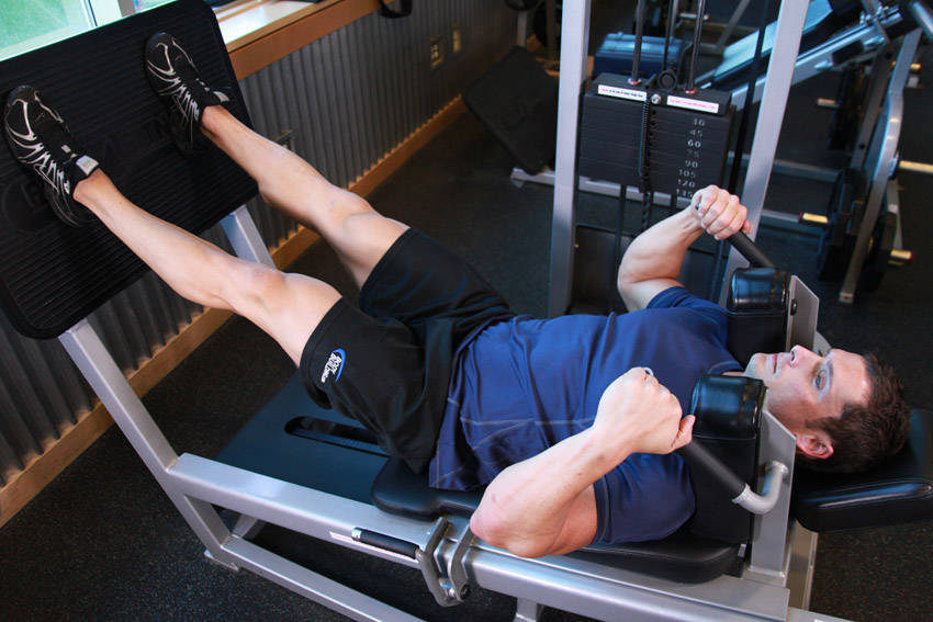 Lying Machine Squat