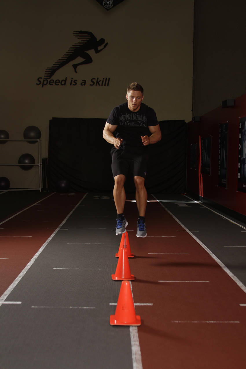 Front Cone Hops (or hurdle hops)